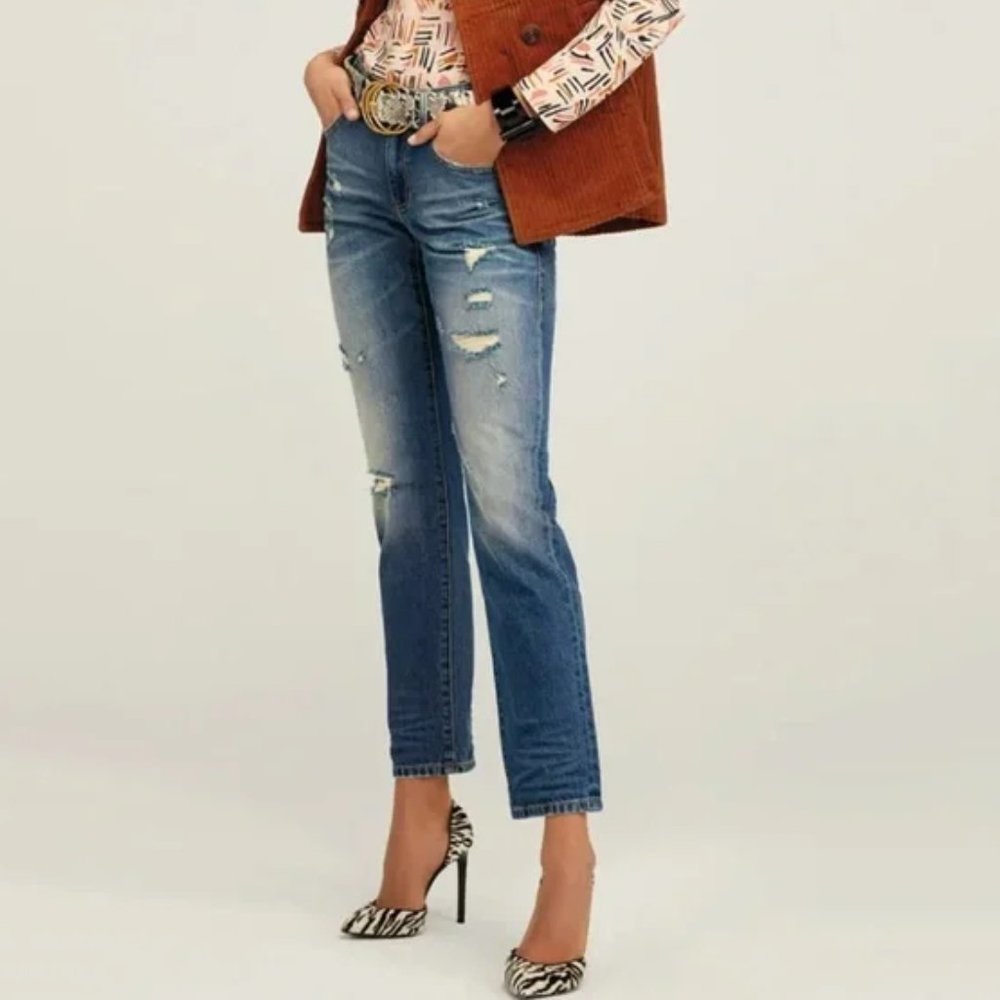 *NEW *| Cabi 4152 100% Boyfriend Jeans - Picture 6 of 7